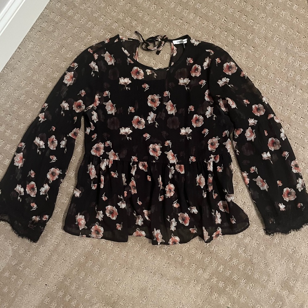 Long Sleeve See Through Top